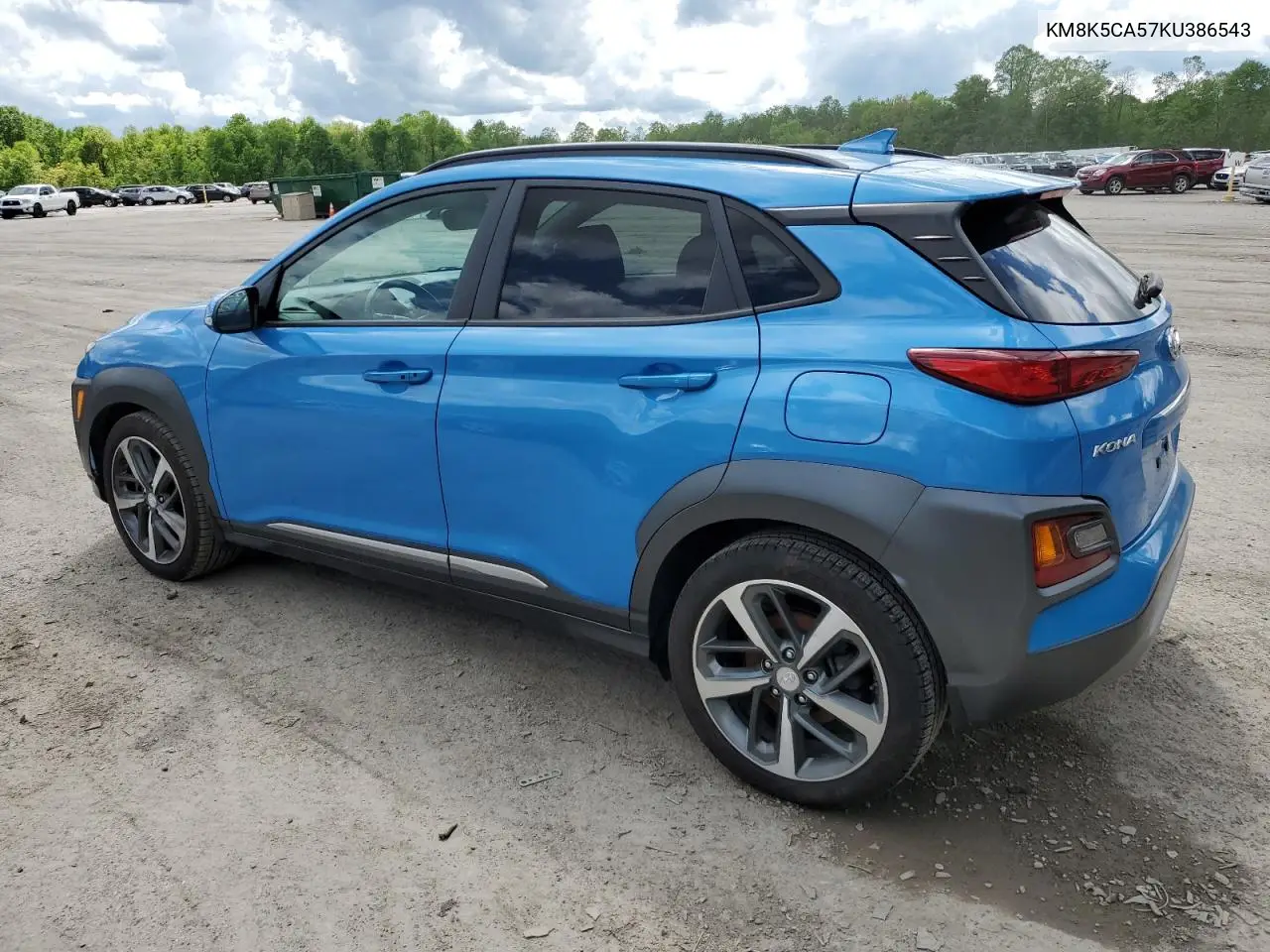 2019 Hyundai Kona Ultimate VIN: KM8K5CA57KU386543 Lot: 57031595