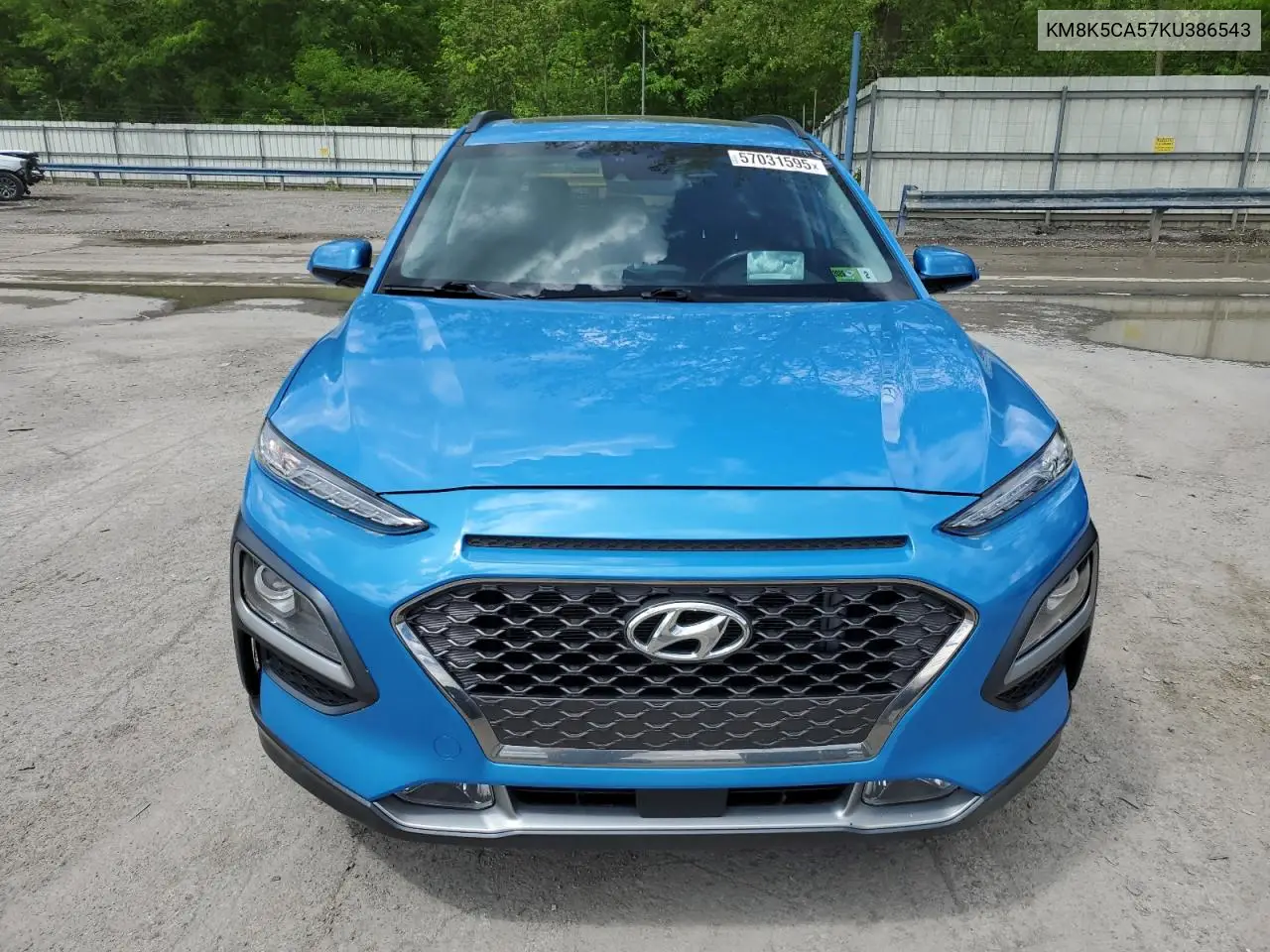2019 Hyundai Kona Ultimate VIN: KM8K5CA57KU386543 Lot: 57031595