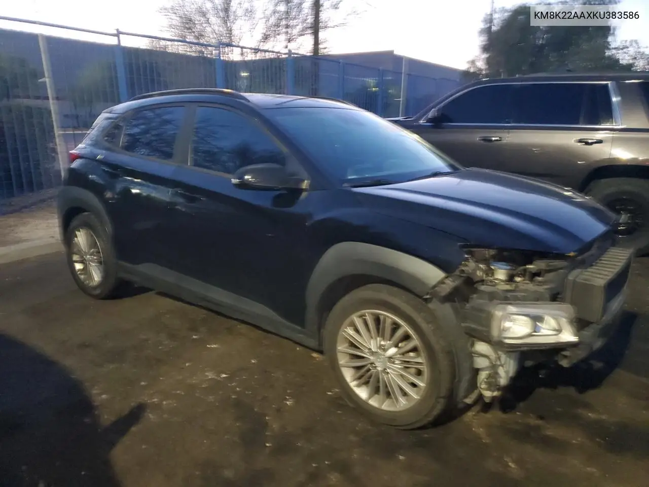 2019 Hyundai Kona Sel VIN: KM8K22AAXKU383586 Lot: 57363955