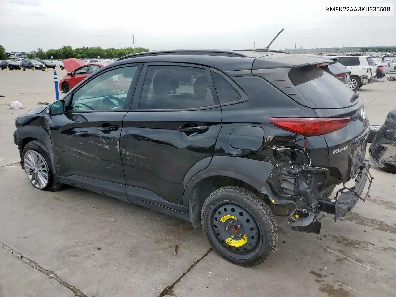 2019 Hyundai Kona Sel VIN: KM8K22AA3KU335508 Lot: 58725765