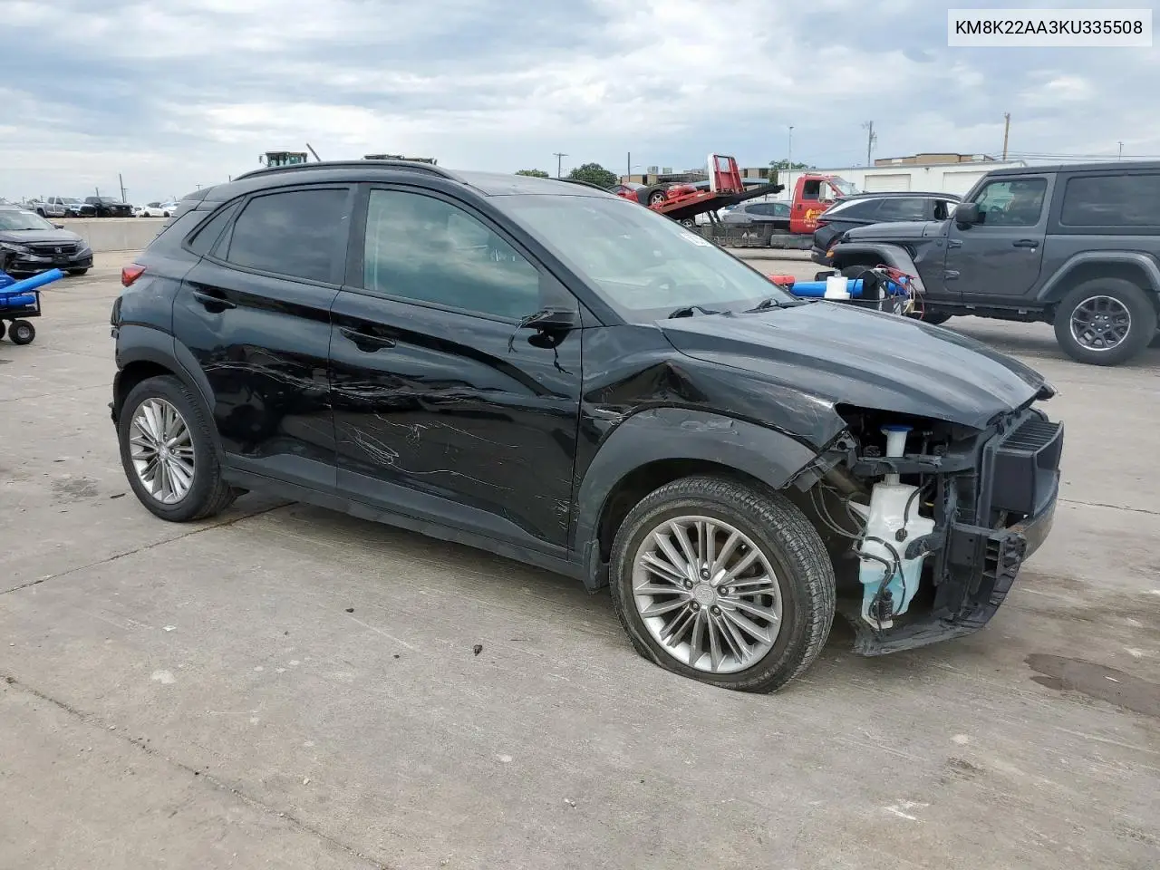 2019 Hyundai Kona Sel VIN: KM8K22AA3KU335508 Lot: 58725765