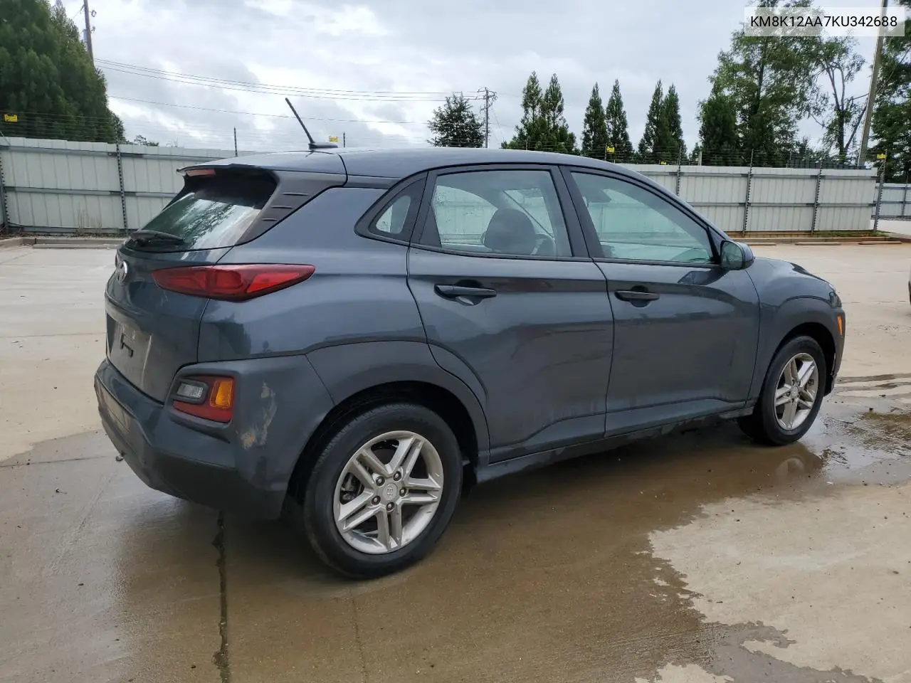 2019 Hyundai Kona Se VIN: KM8K12AA7KU342688 Lot: 60830225