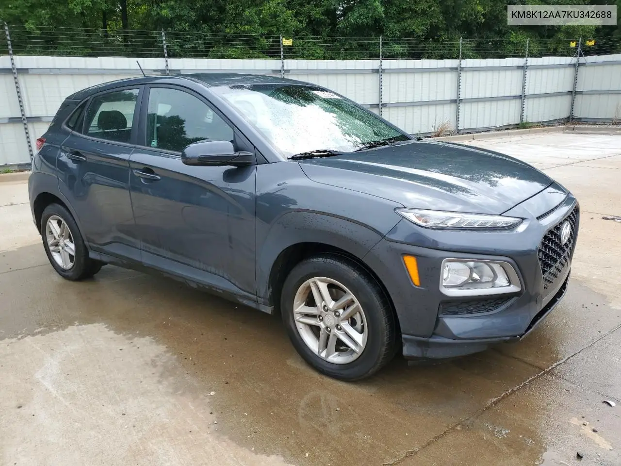2019 Hyundai Kona Se VIN: KM8K12AA7KU342688 Lot: 60830225