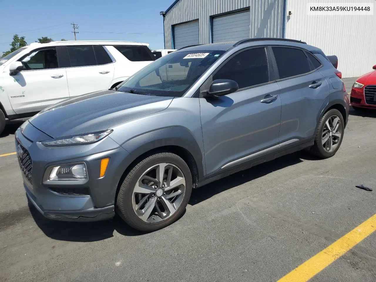 2019 Hyundai Kona Limited VIN: KM8K33A59KU194448 Lot: 62004605