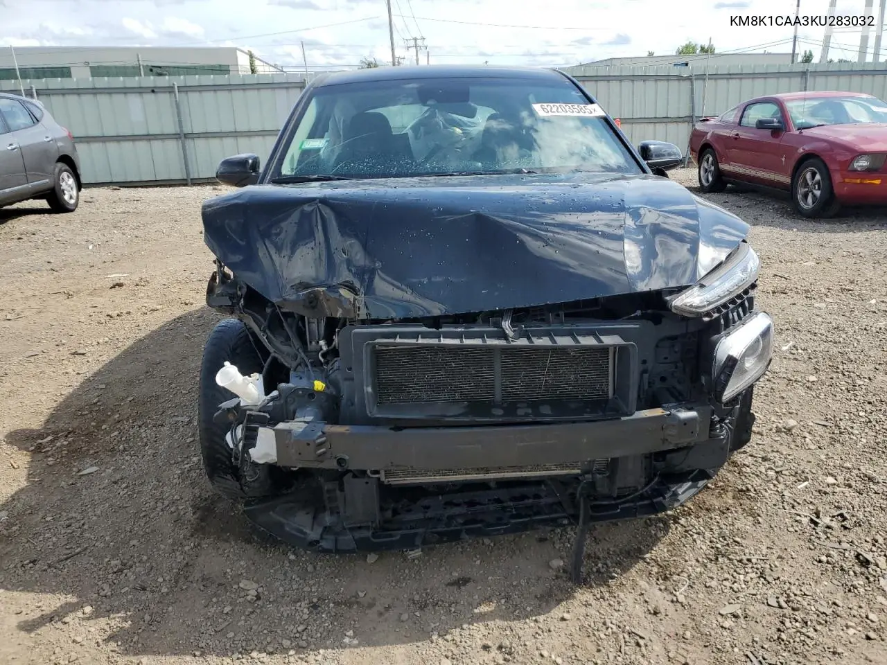 2019 Hyundai Kona Se VIN: KM8K1CAA3KU283032 Lot: 62203585