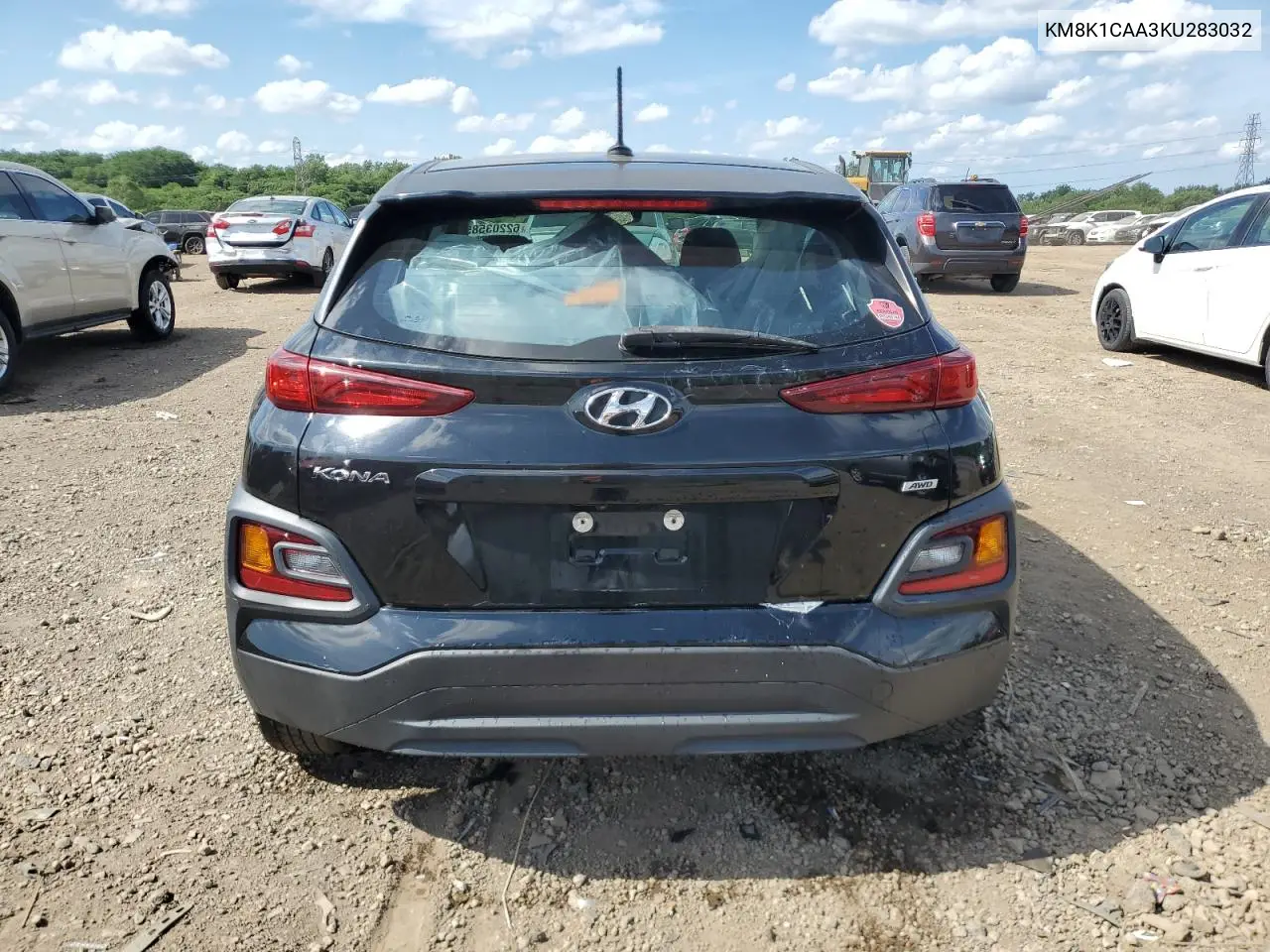 2019 Hyundai Kona Se VIN: KM8K1CAA3KU283032 Lot: 62203585