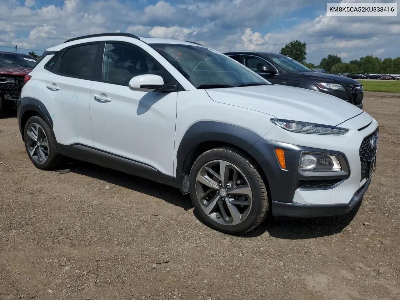 2019 Hyundai Kona Ultimate VIN: KM8K5CA52KU338416 Lot: 62708835