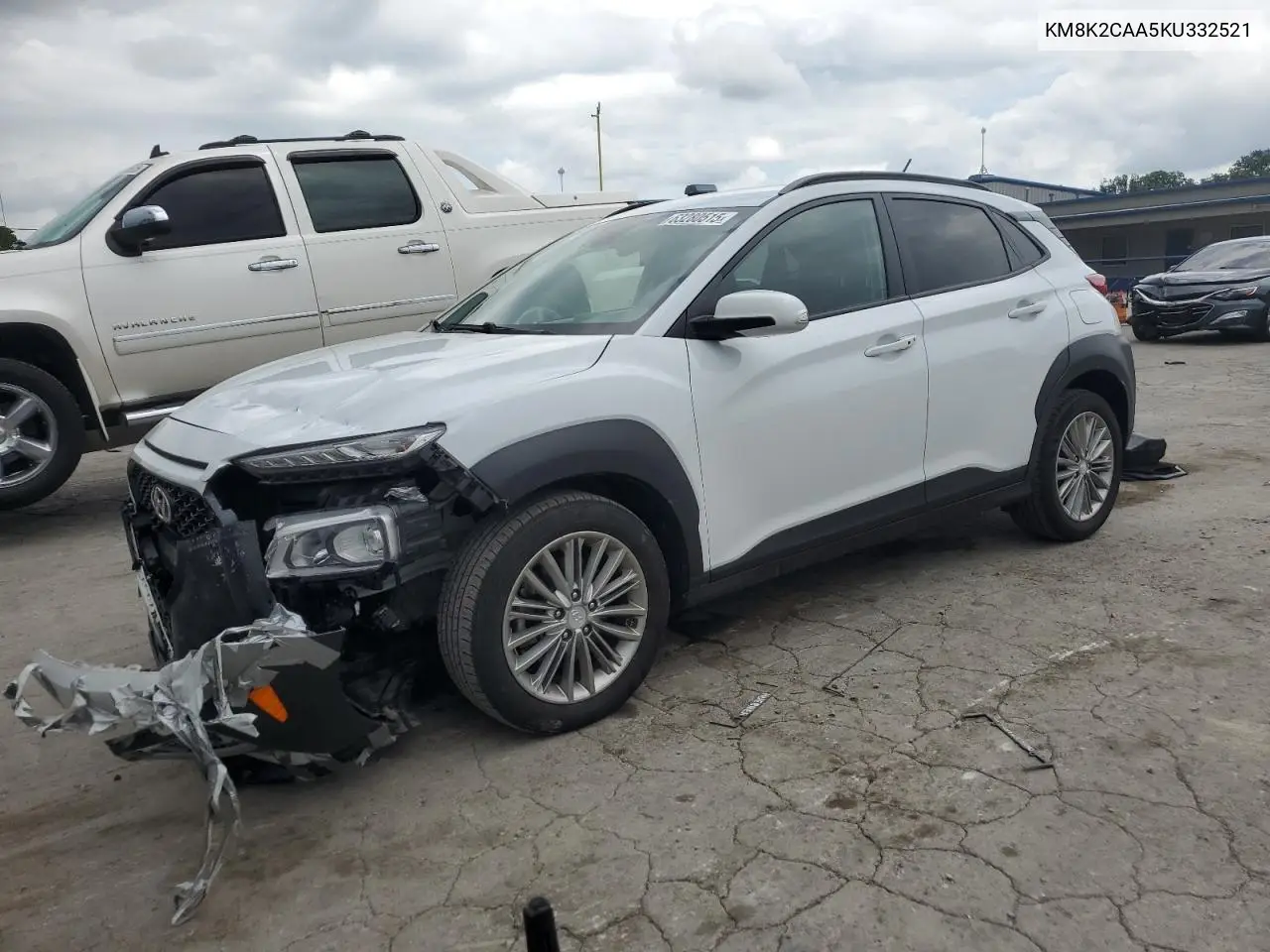 2019 Hyundai Kona Sel VIN: KM8K2CAA5KU332521 Lot: 63280515