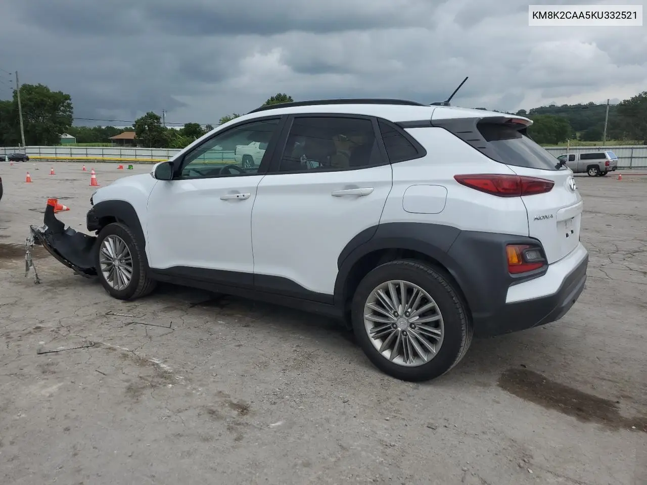 2019 Hyundai Kona Sel VIN: KM8K2CAA5KU332521 Lot: 63280515