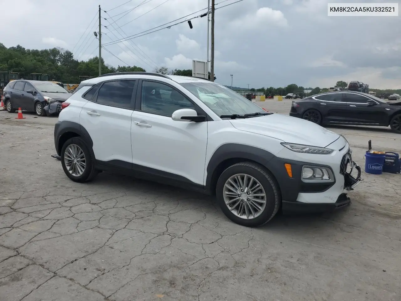 2019 Hyundai Kona Sel VIN: KM8K2CAA5KU332521 Lot: 63280515