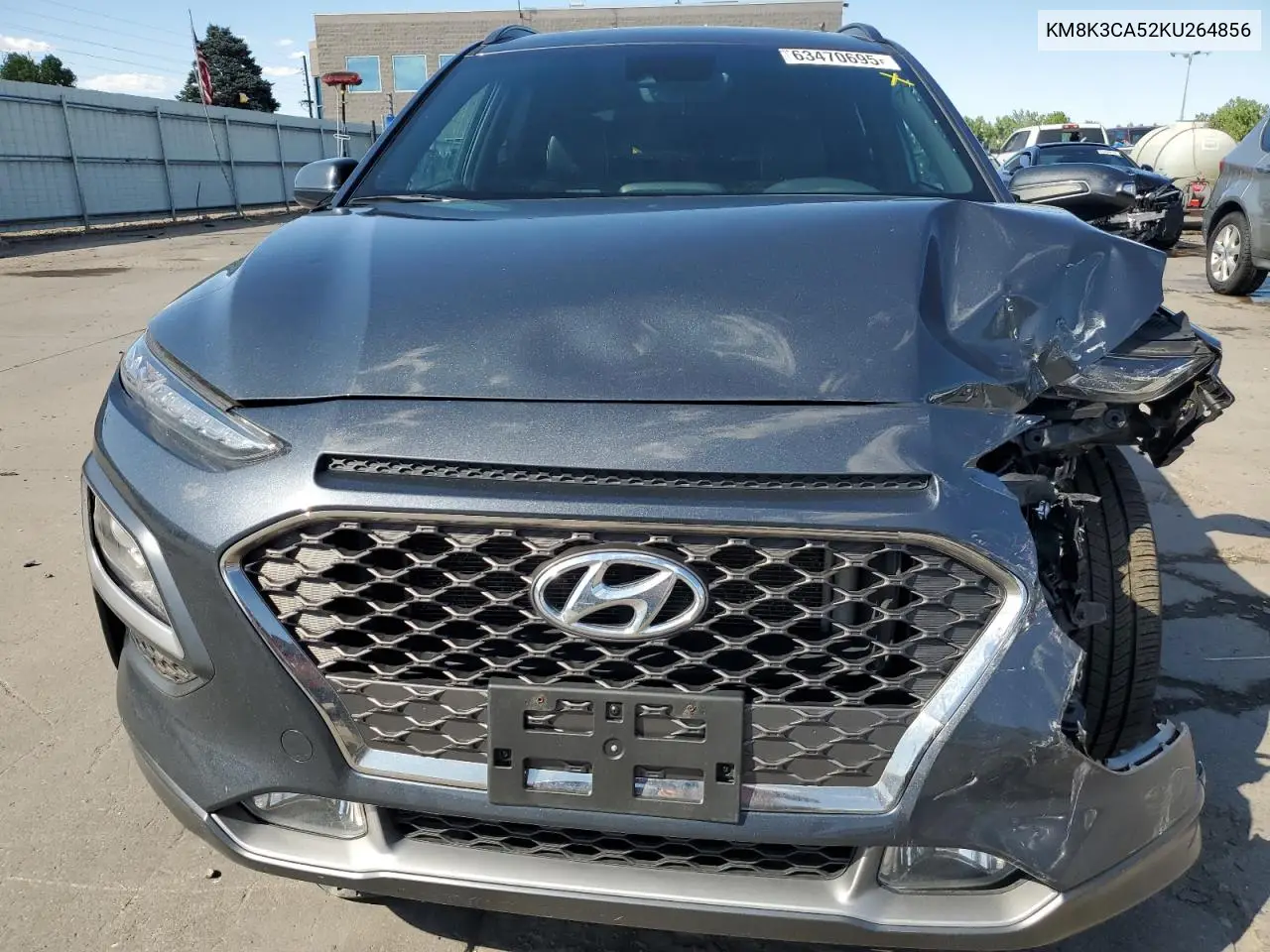 2019 Hyundai Kona Limited VIN: KM8K3CA52KU264856 Lot: 63470695