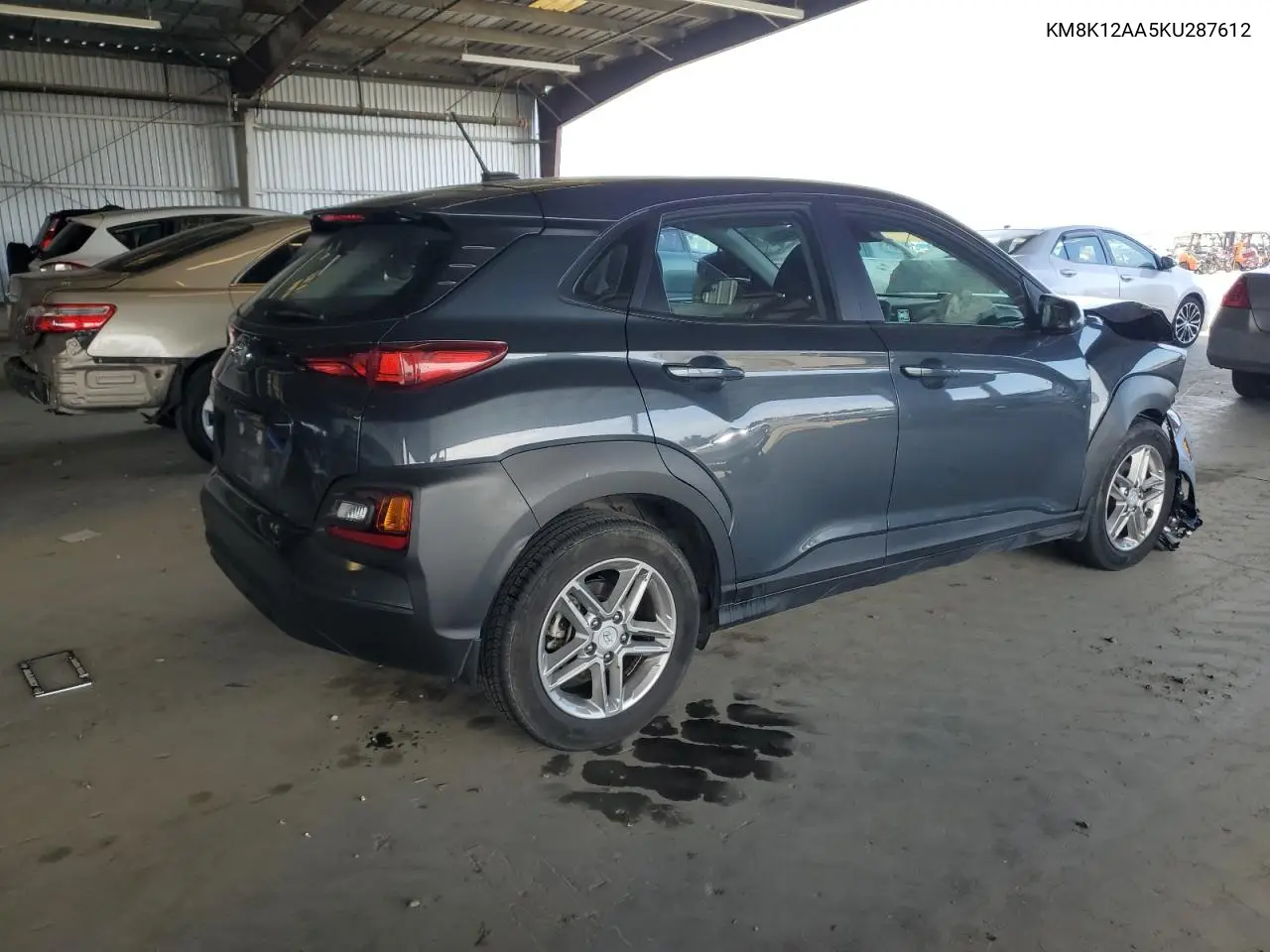 2019 Hyundai Kona Se VIN: KM8K12AA5KU287612 Lot: 63492835