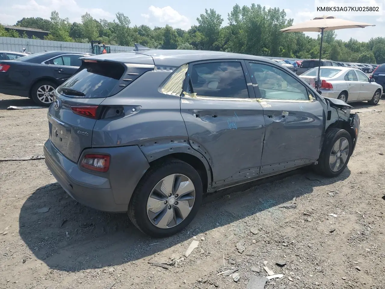 2019 Hyundai Kona Ultimate VIN: KM8K53AG7KU025802 Lot: 64106295