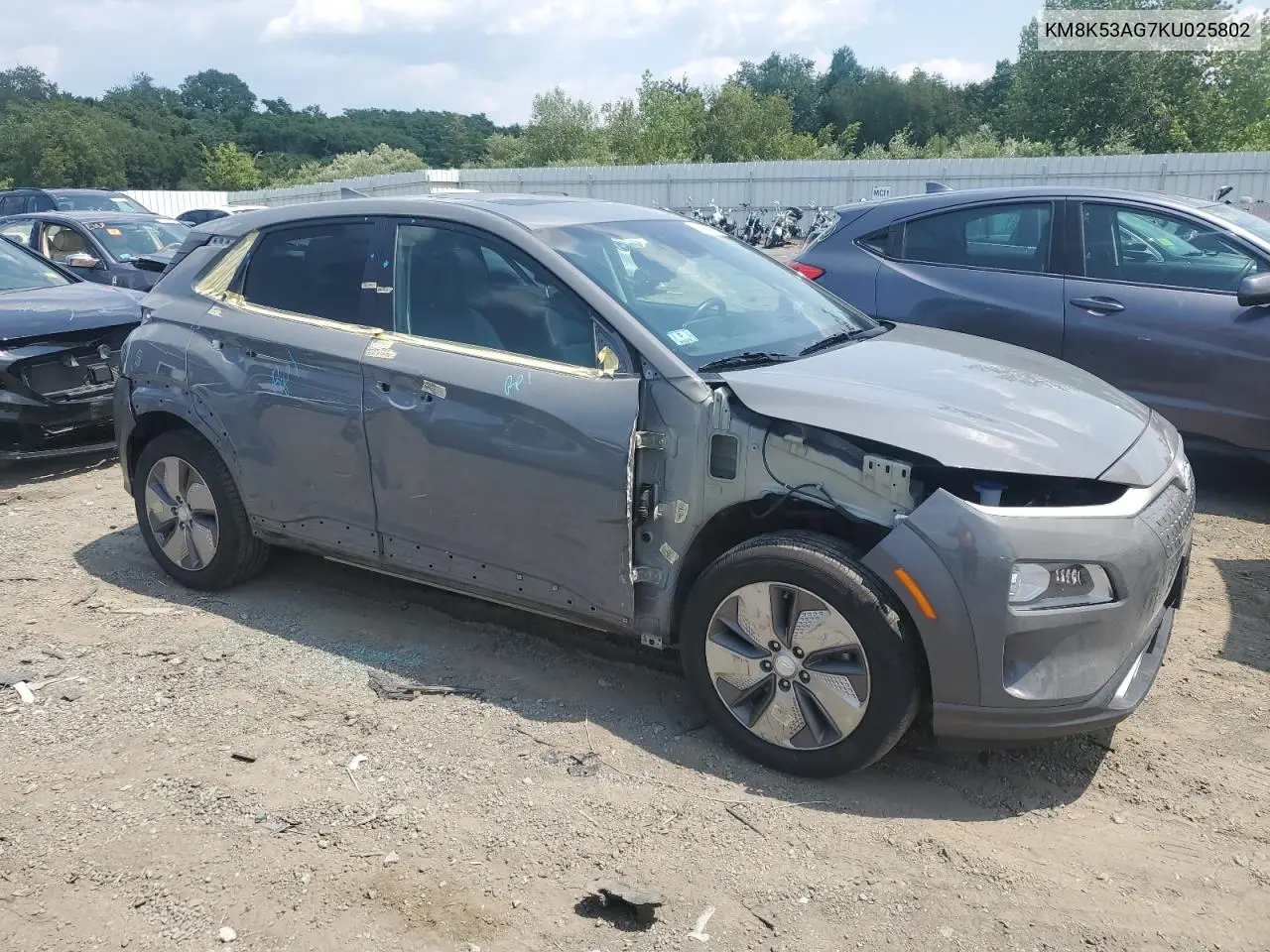 2019 Hyundai Kona Ultimate VIN: KM8K53AG7KU025802 Lot: 64106295