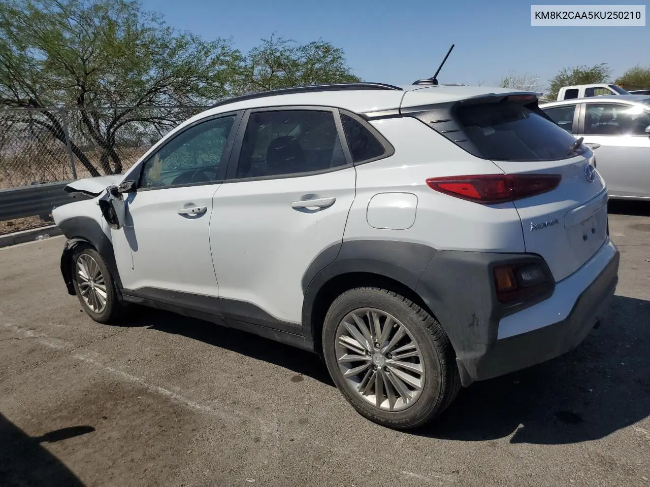 2019 Hyundai Kona Sel VIN: KM8K2CAA5KU250210 Lot: 64614485