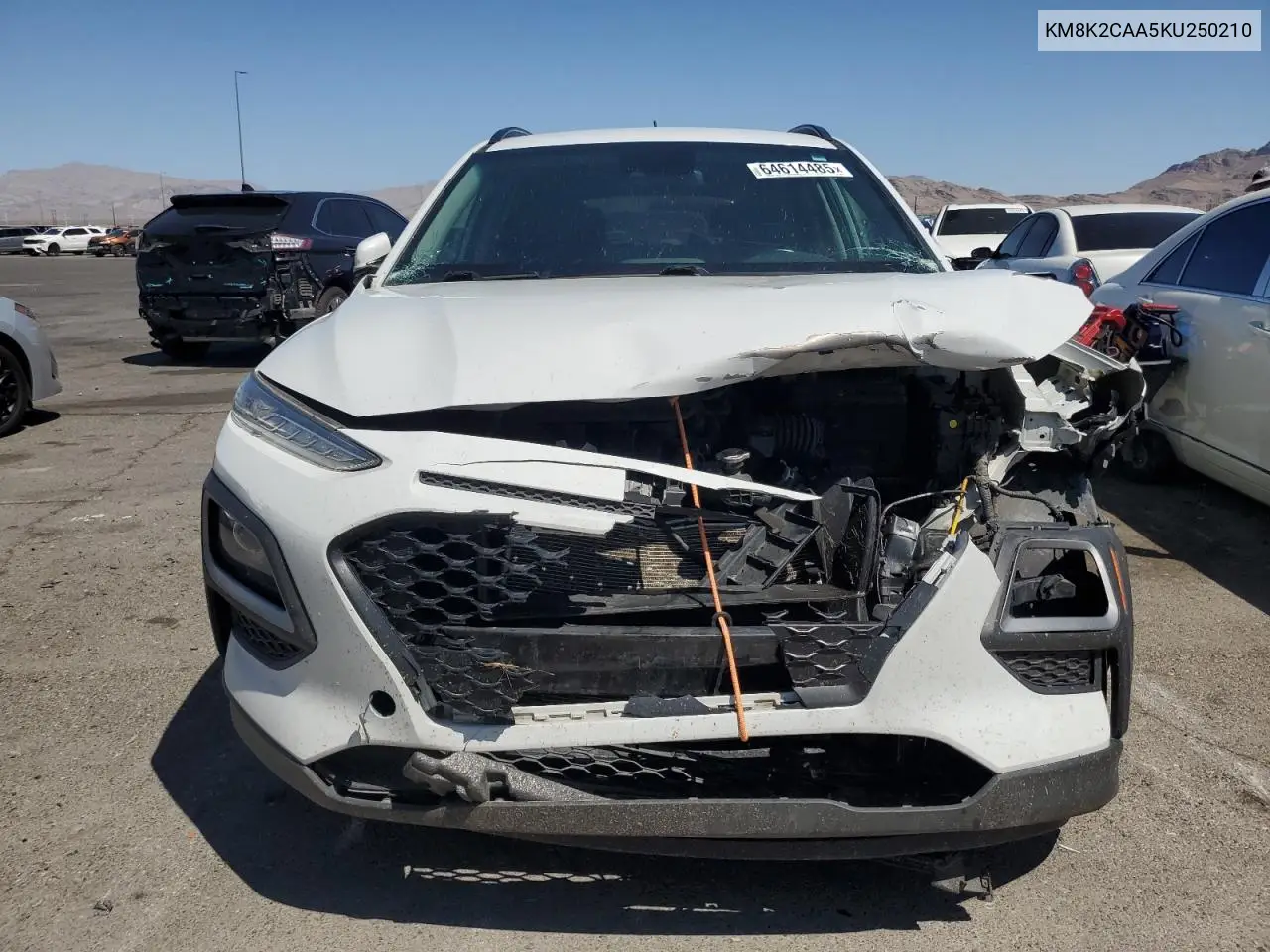 2019 Hyundai Kona Sel VIN: KM8K2CAA5KU250210 Lot: 64614485