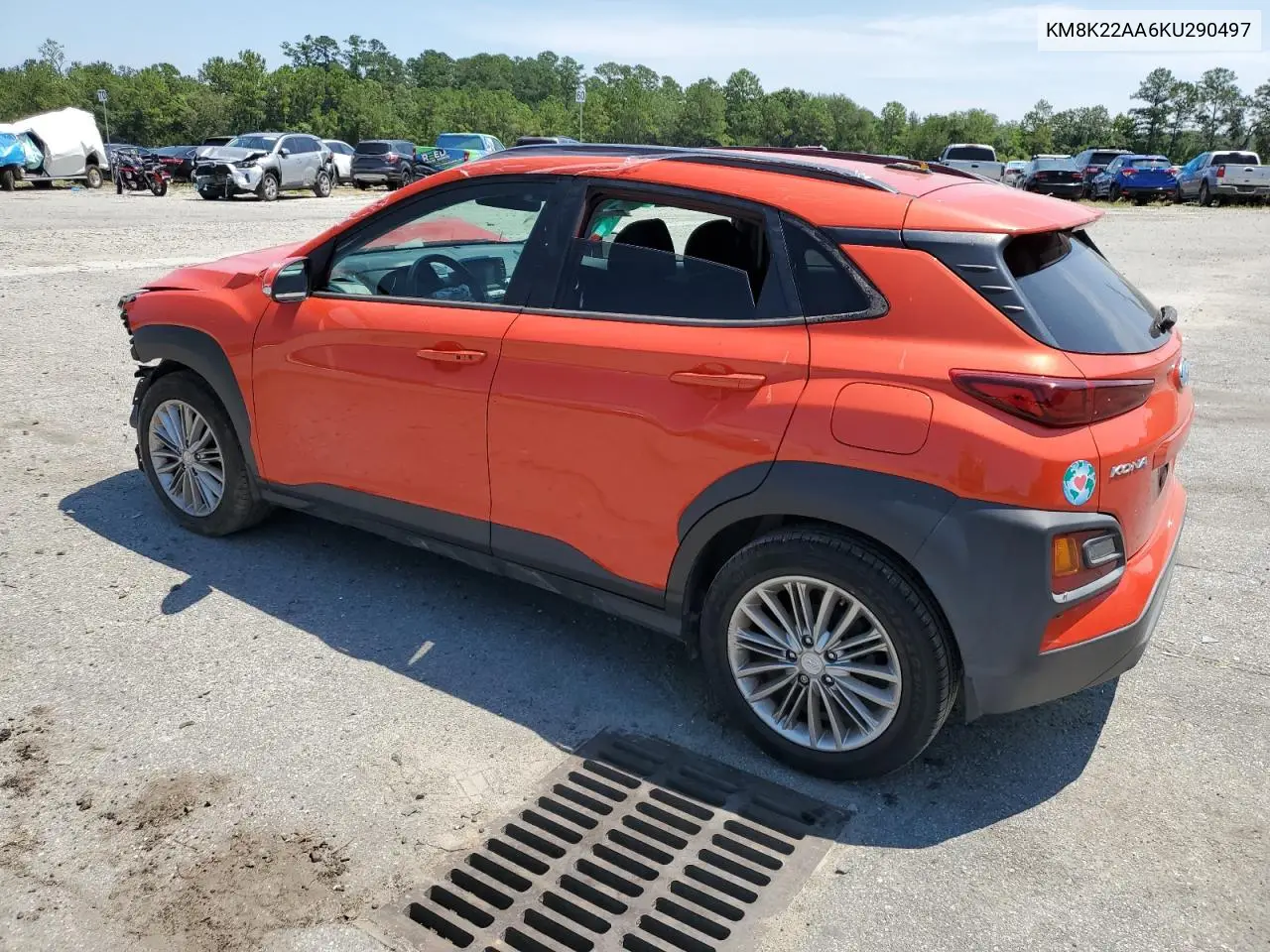 2019 Hyundai Kona Sel VIN: KM8K22AA6KU290497 Lot: 65185095