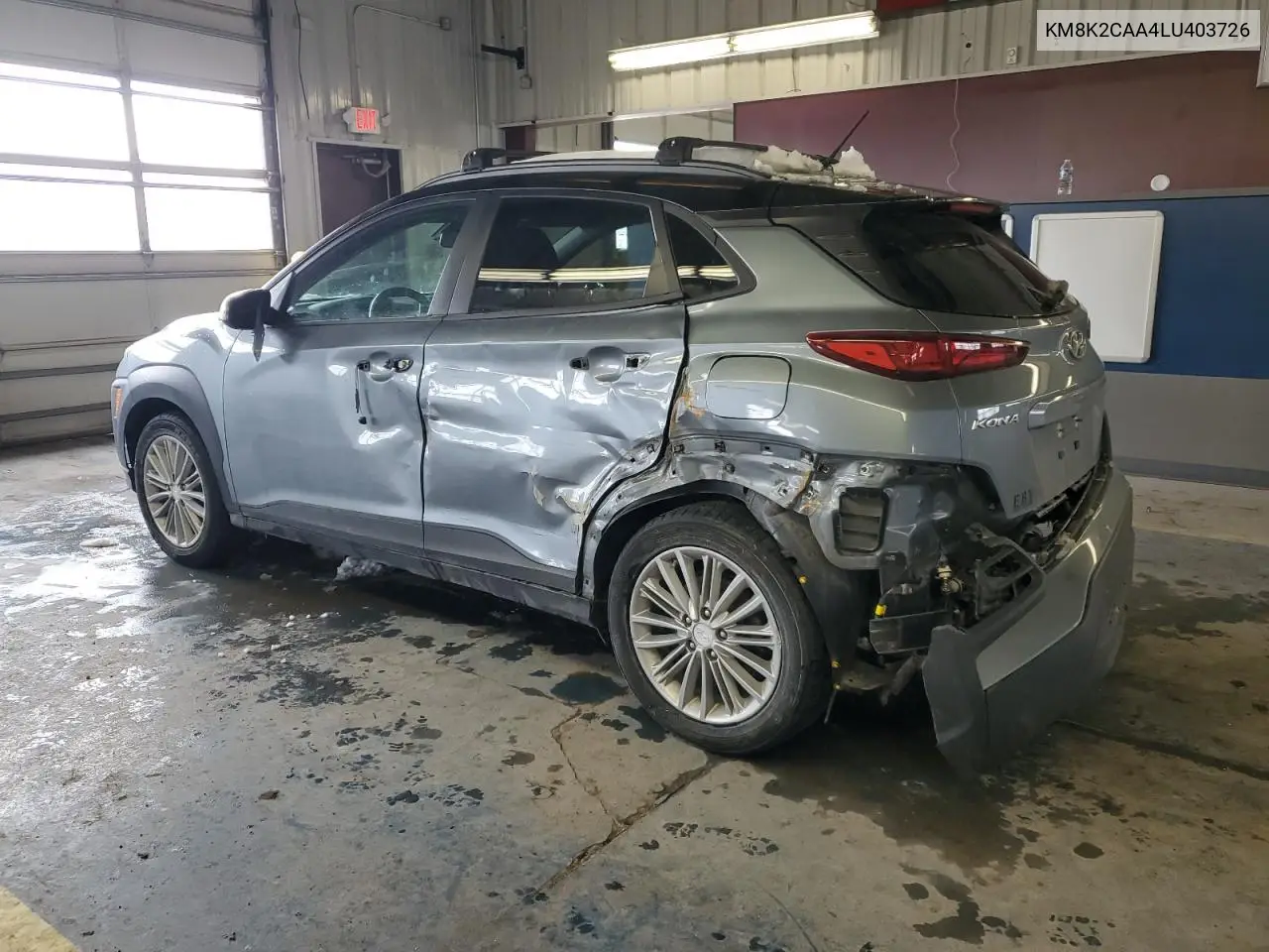 2020 Hyundai Kona Sel VIN: KM8K2CAA4LU403726 Lot: 45772125