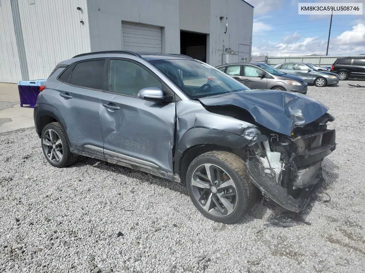 2020 Hyundai Kona Limited VIN: KM8K3CA59LU508746 Lot: 48937105