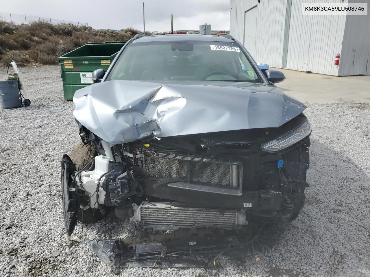 2020 Hyundai Kona Limited VIN: KM8K3CA59LU508746 Lot: 48937105