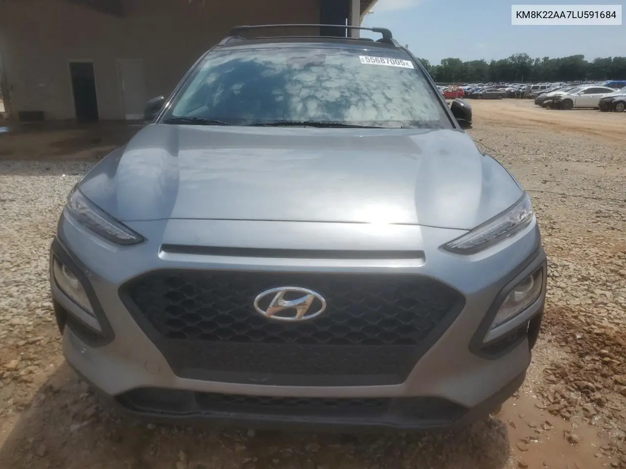 2020 Hyundai Kona Sel VIN: KM8K22AA7LU591684 Lot: 55687005