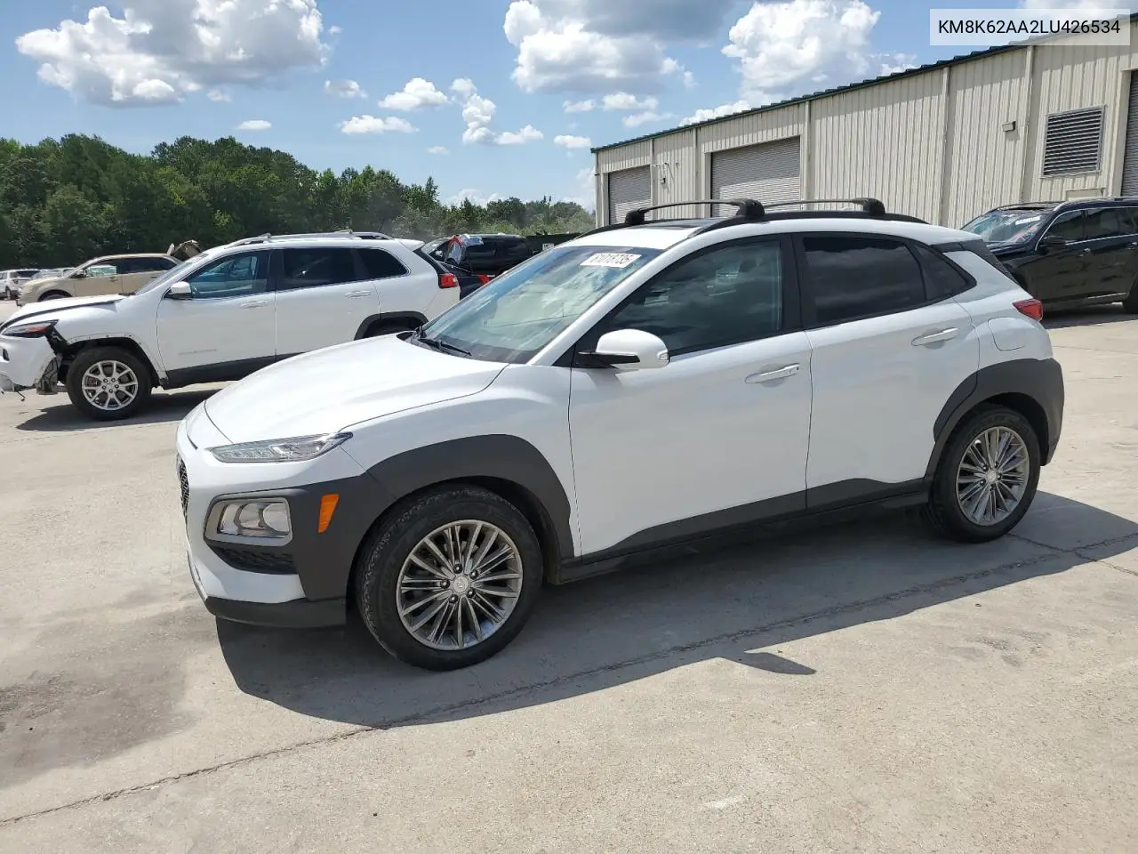 2020 Hyundai Kona Sel Plus VIN: KM8K62AA2LU426534 Lot: 61018735