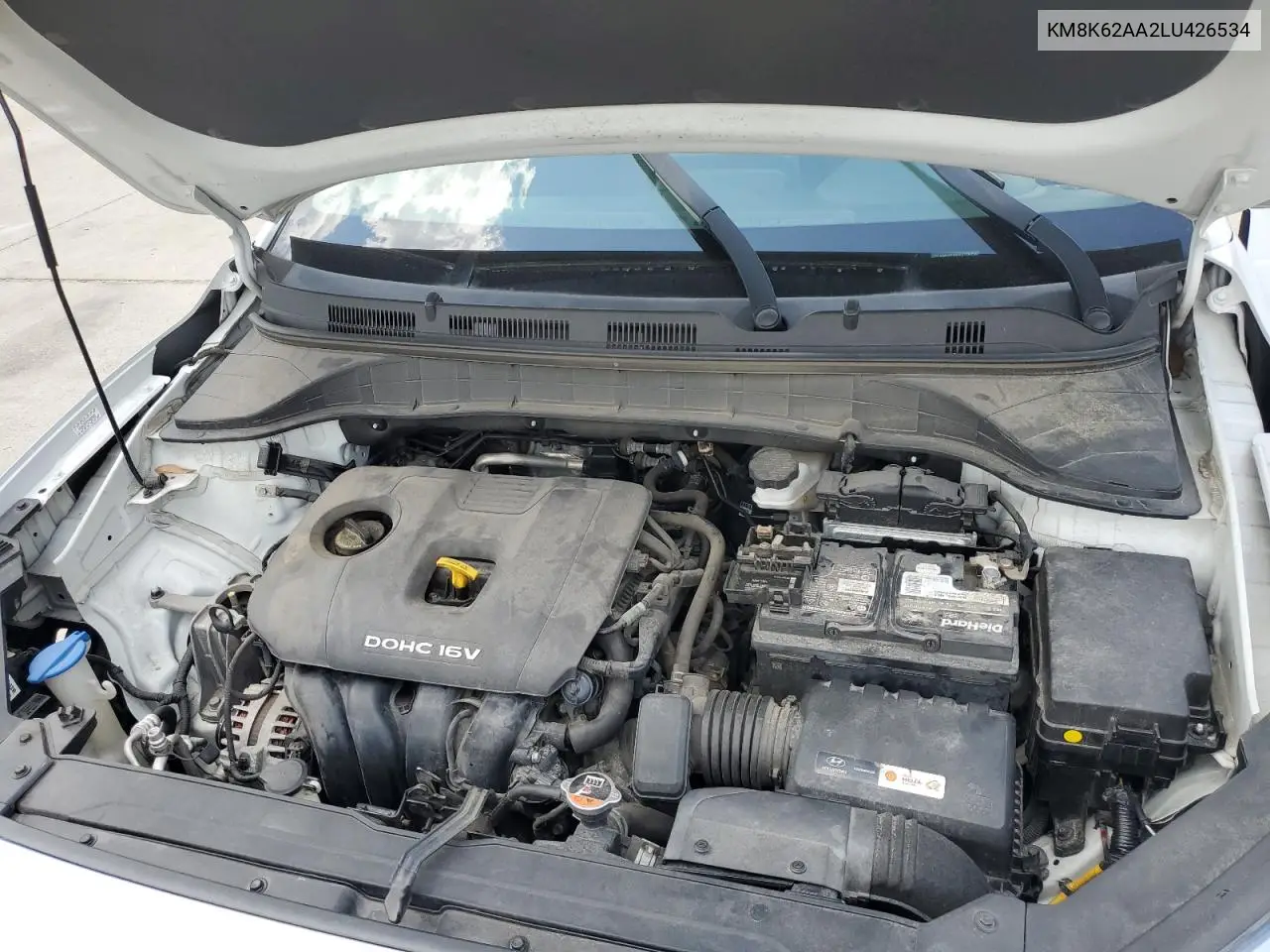 2020 Hyundai Kona Sel Plus VIN: KM8K62AA2LU426534 Lot: 61018735