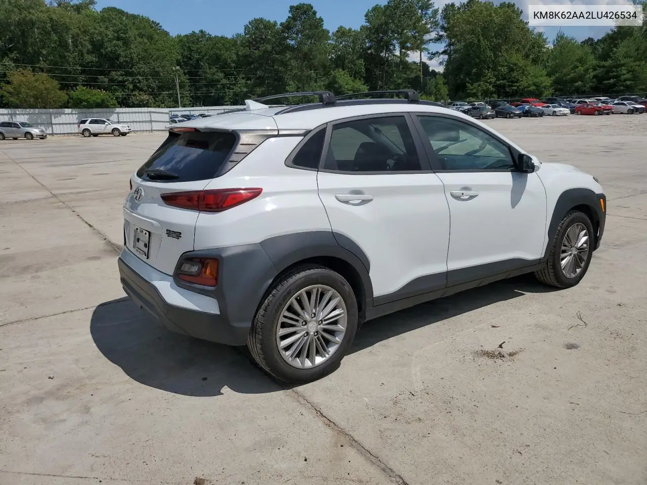 2020 Hyundai Kona Sel Plus VIN: KM8K62AA2LU426534 Lot: 61018735