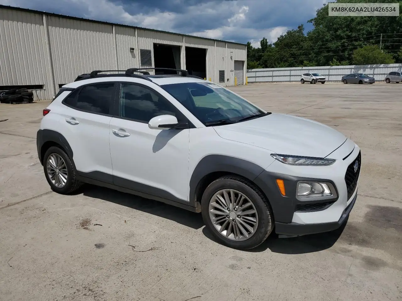 2020 Hyundai Kona Sel Plus VIN: KM8K62AA2LU426534 Lot: 61018735
