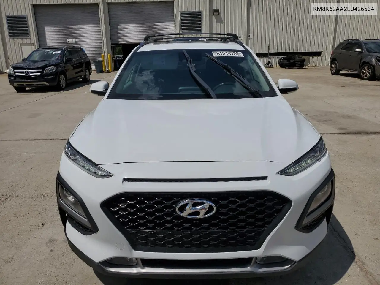 2020 Hyundai Kona Sel Plus VIN: KM8K62AA2LU426534 Lot: 61018735