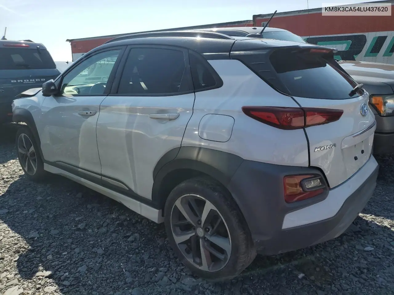 2020 Hyundai Kona Limited VIN: KM8K3CA54LU437620 Lot: 61281325