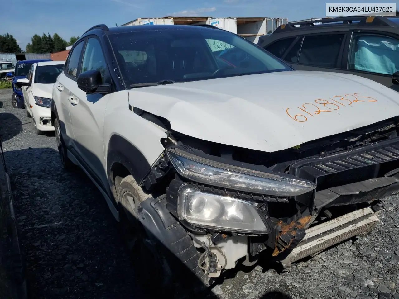 2020 Hyundai Kona Limited VIN: KM8K3CA54LU437620 Lot: 61281325