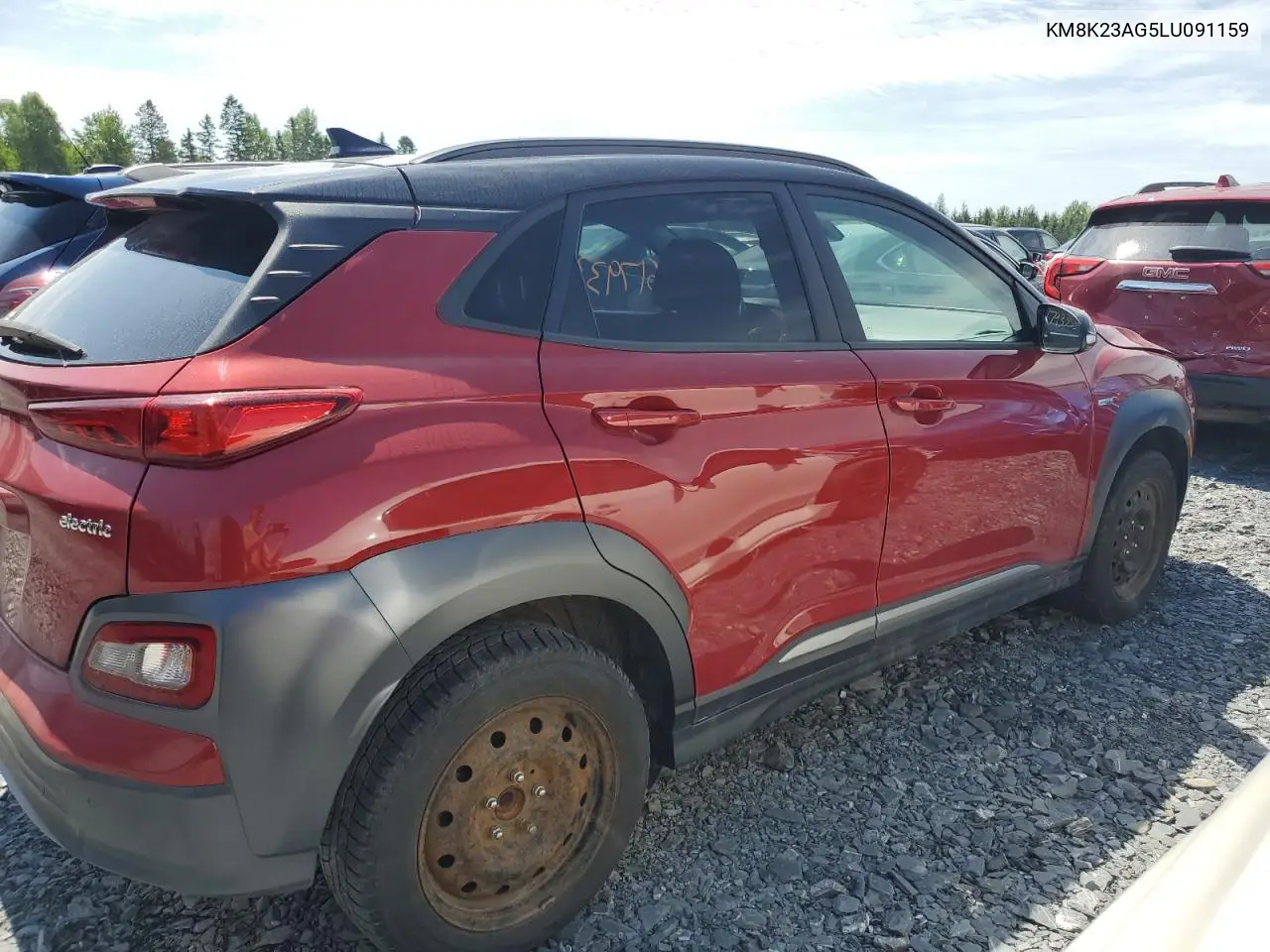2020 Hyundai Kona Sel VIN: KM8K23AG5LU091159 Lot: 61793355