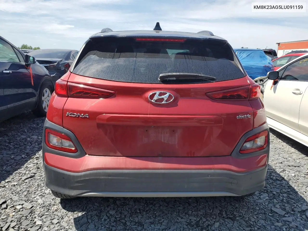 2020 Hyundai Kona Sel VIN: KM8K23AG5LU091159 Lot: 61793355
