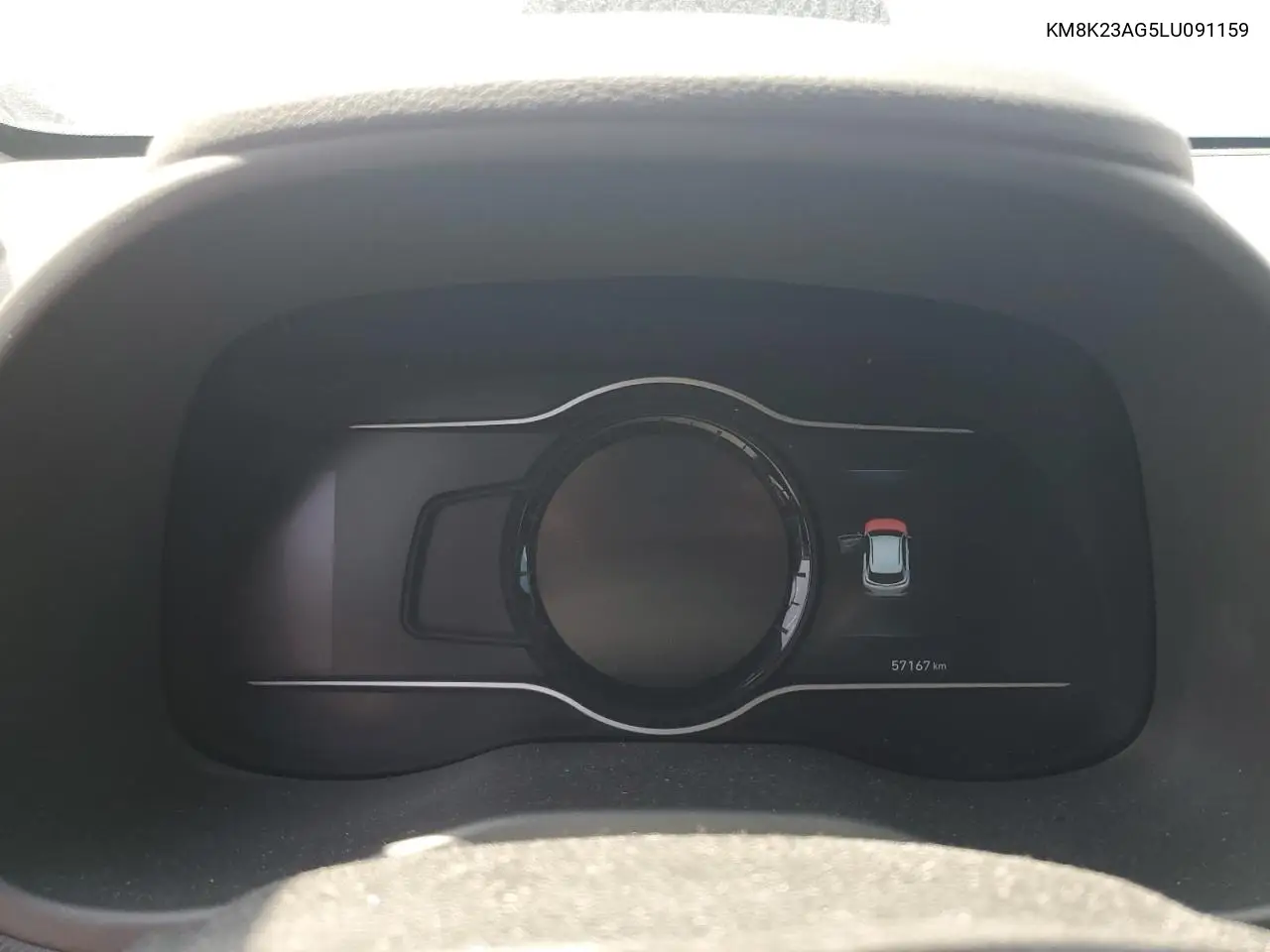 2020 Hyundai Kona Sel VIN: KM8K23AG5LU091159 Lot: 61793355
