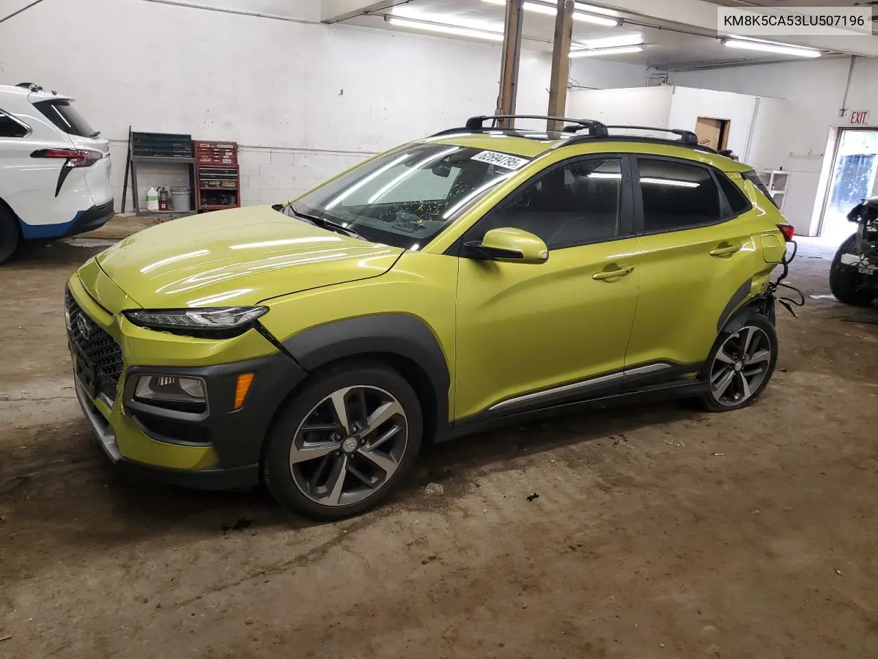 2020 Hyundai Kona Ultimate VIN: KM8K5CA53LU507196 Lot: 62694795