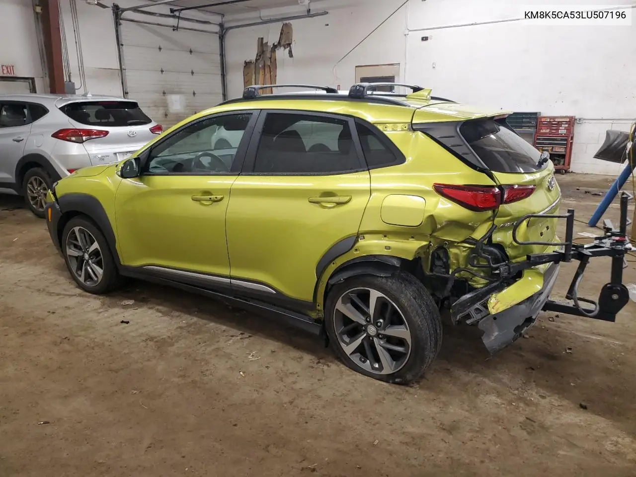 2020 Hyundai Kona Ultimate VIN: KM8K5CA53LU507196 Lot: 62694795