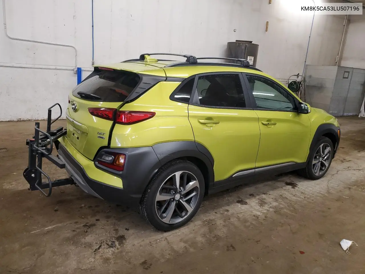2020 Hyundai Kona Ultimate VIN: KM8K5CA53LU507196 Lot: 62694795