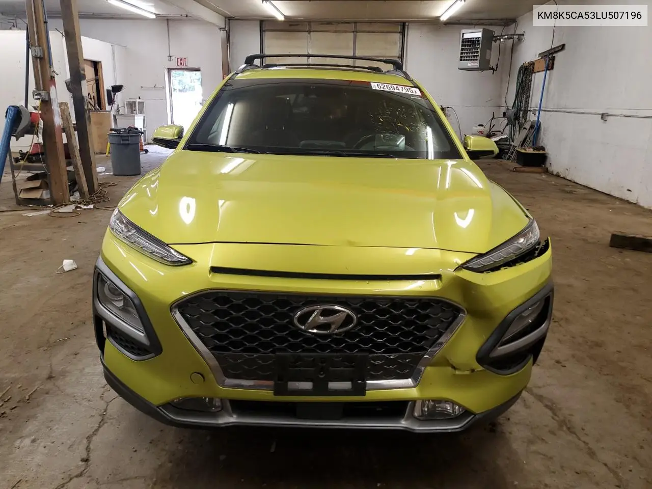 2020 Hyundai Kona Ultimate VIN: KM8K5CA53LU507196 Lot: 62694795