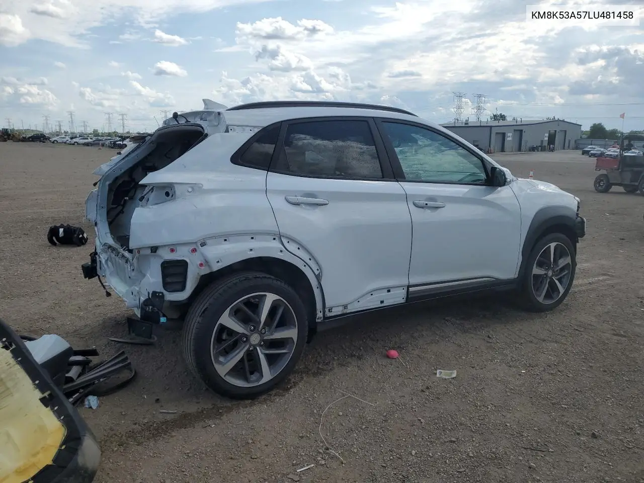 2020 Hyundai Kona Ultimate VIN: KM8K53A57LU481458 Lot: 62759995
