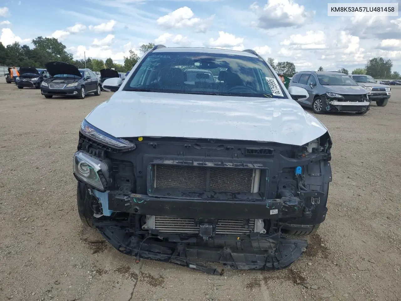 2020 Hyundai Kona Ultimate VIN: KM8K53A57LU481458 Lot: 62759995
