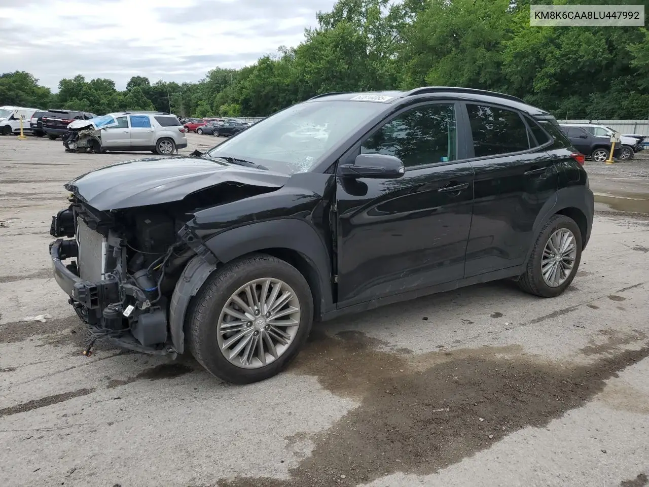 2020 Hyundai Kona Sel Plus VIN: KM8K6CAA8LU447992 Lot: 62816085