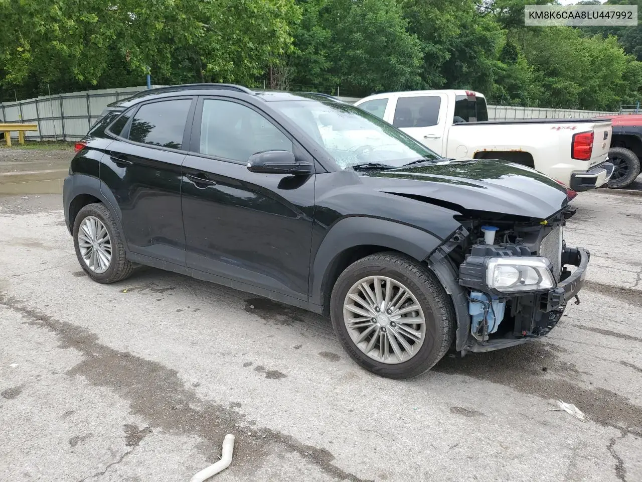 2020 Hyundai Kona Sel Plus VIN: KM8K6CAA8LU447992 Lot: 62816085