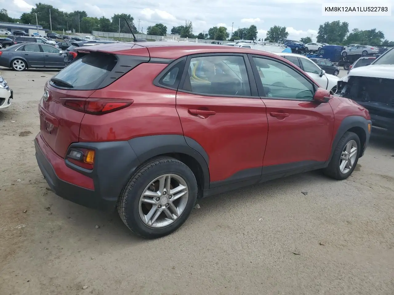 2020 Hyundai Kona Se VIN: KM8K12AA1LU522783 Lot: 62998235