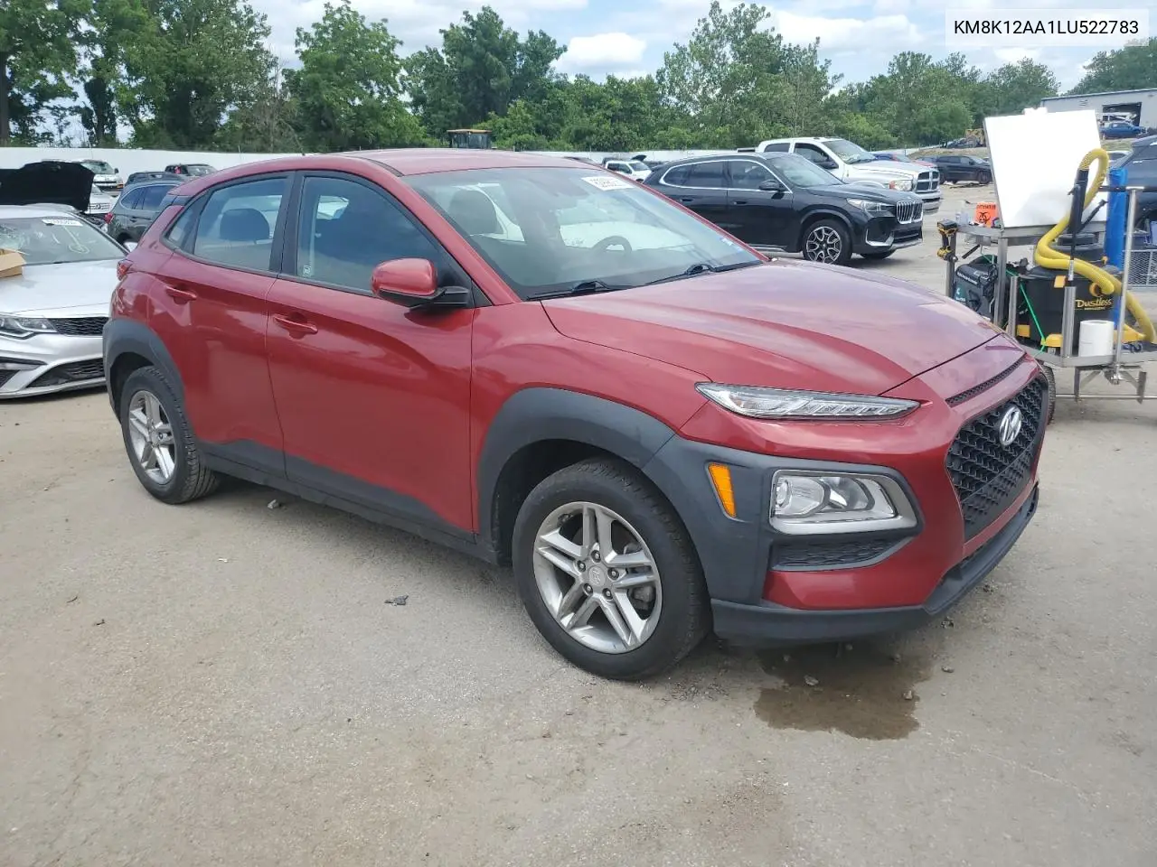 2020 Hyundai Kona Se VIN: KM8K12AA1LU522783 Lot: 62998235