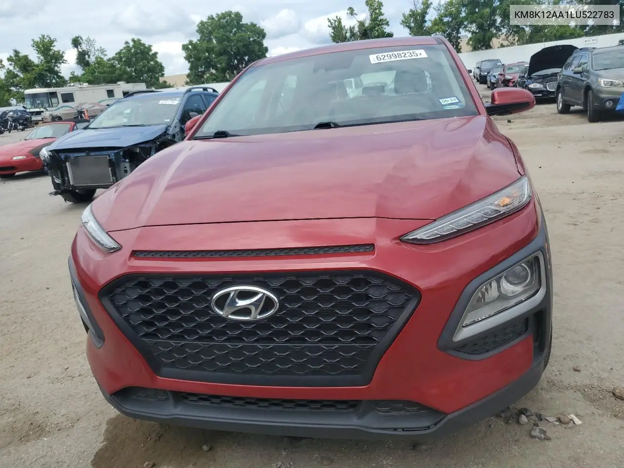 2020 Hyundai Kona Se VIN: KM8K12AA1LU522783 Lot: 62998235