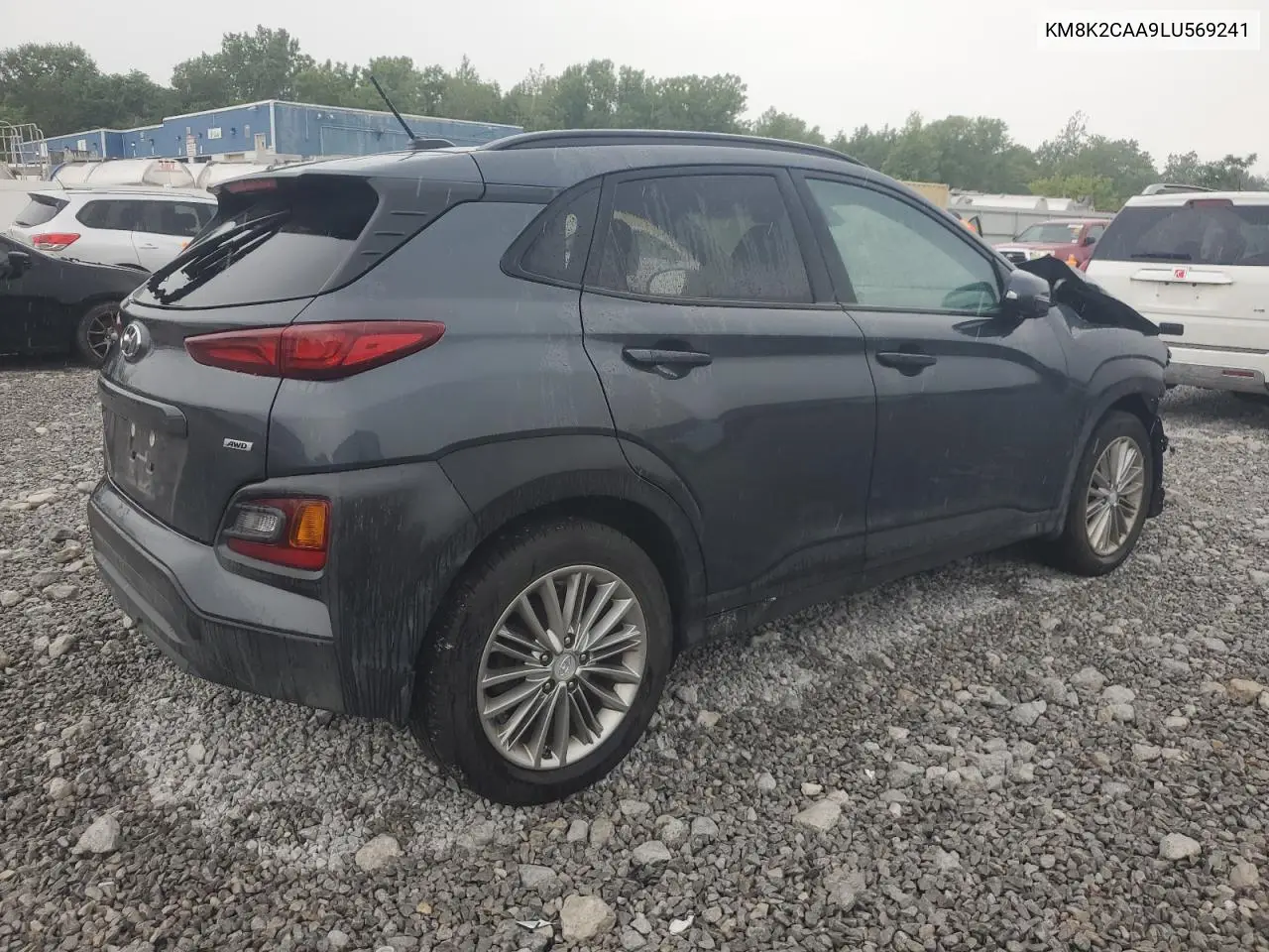 2020 Hyundai Kona Sel VIN: KM8K2CAA9LU569241 Lot: 65094455