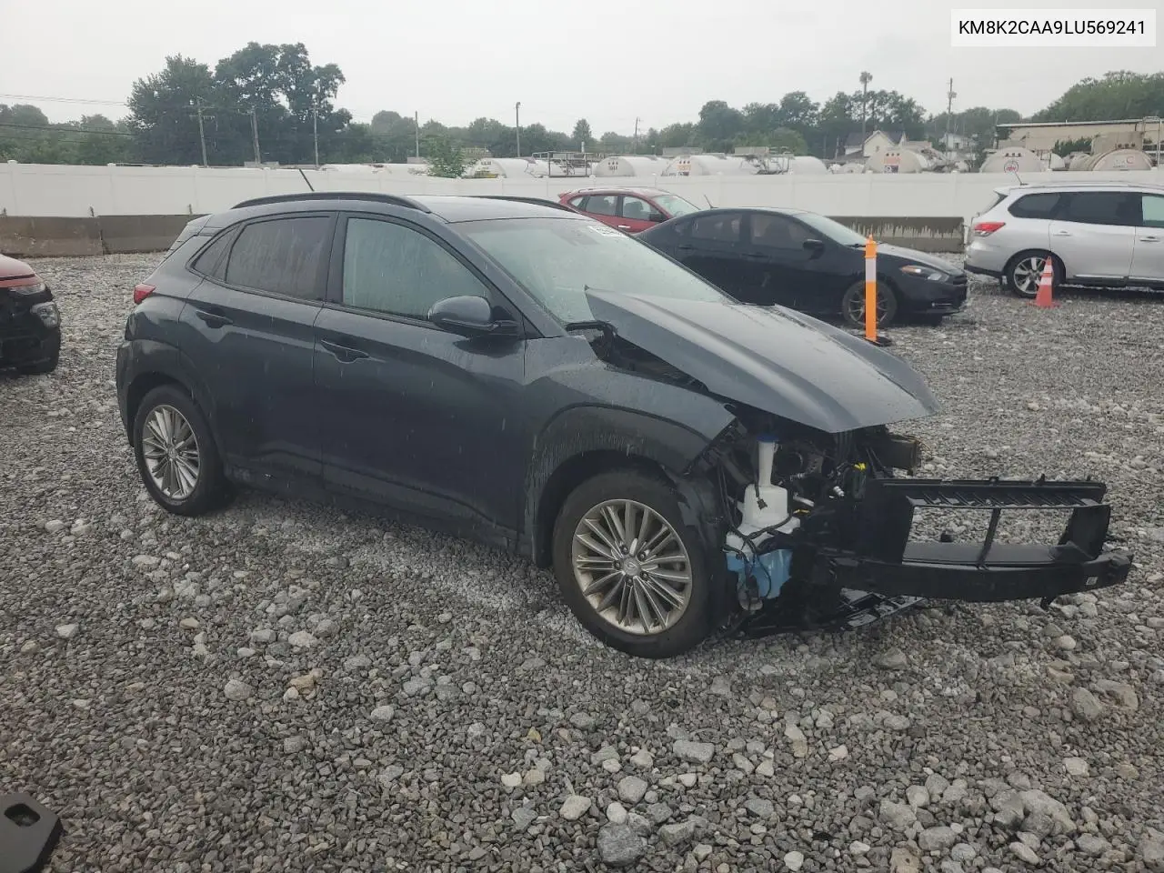 2020 Hyundai Kona Sel VIN: KM8K2CAA9LU569241 Lot: 65094455