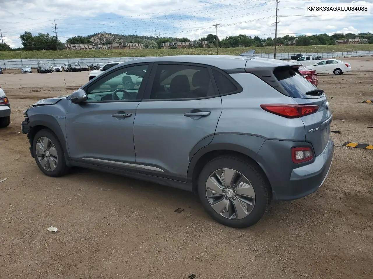 2020 Hyundai Kona Limited VIN: KM8K33AGXLU084088 Lot: 65957305