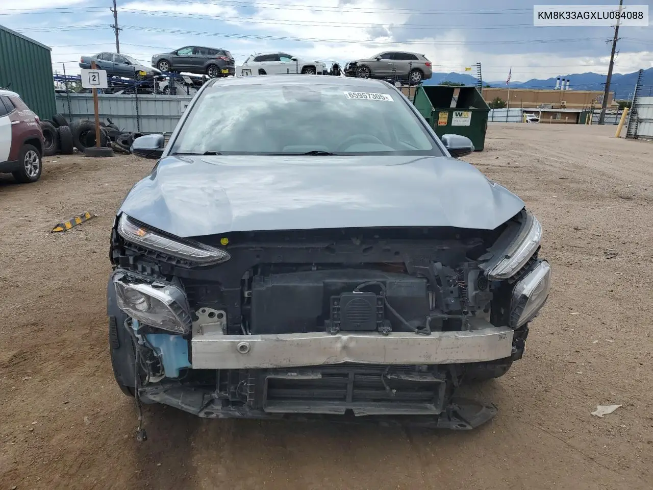 2020 Hyundai Kona Limited VIN: KM8K33AGXLU084088 Lot: 65957305